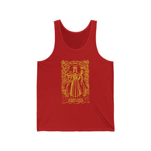 Load image into Gallery viewer, Blessed Virgin Rubber Goddess | Yellow print | Unisex Tank