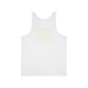 Blessed Virgin Rubber Goddess | Yellow print | Unisex Tank