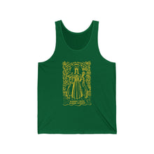 Load image into Gallery viewer, Blessed Virgin Rubber Goddess | Yellow print | Unisex Tank