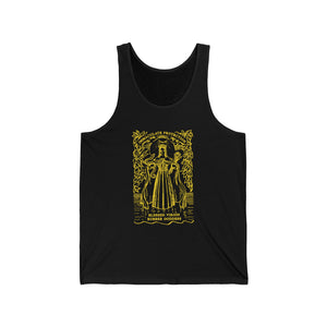 Blessed Virgin Rubber Goddess | Yellow print | Unisex Tank