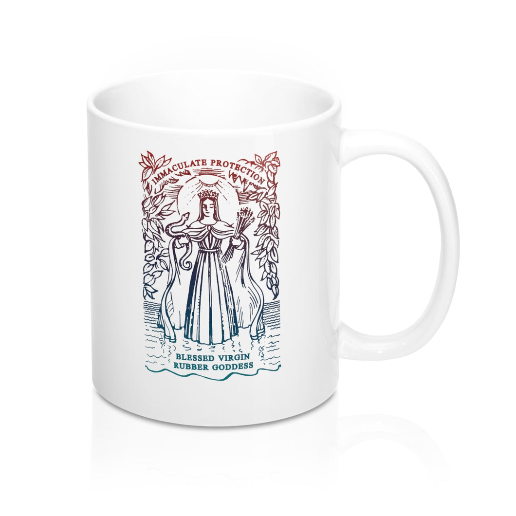 Blessed Virgin Rubber Goddess Mug