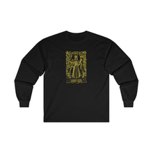 Load image into Gallery viewer, Blessed Virgin Rubber Goddess | Yellow print | Long Sleeve Tee