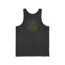 Load image into Gallery viewer, Blessed Virgin Rubber Goddess | Yellow print | Unisex Tank